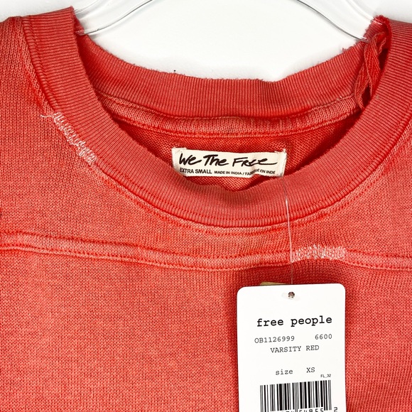 FREE PEOPLE We The Free Warrior Distressed Raw Hem Tee - Picture 7 of 11